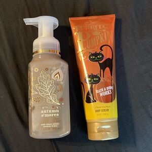 Body lotion and hand foam soap